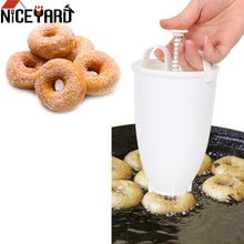 Load image into Gallery viewer, Donut Mould Easy Fast Portable Donut Maker Manual Waffle Dispenser Doughnut Machine Arabic Waffle Plastic Lightweight Deep Fry
