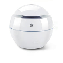 Load image into Gallery viewer, USB Aroma Essential Oil Diffuser Ultrasonic Air Home Humidifier Mini Mist Maker Aroma Diffuser 130ML 7 Color LED Light Office
