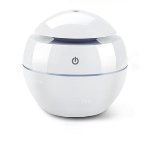 USB Aroma Essential Oil Diffuser Ultrasonic Air Home Humidifier Mini Mist Maker Aroma Diffuser 130ML 7 Color LED Light Office