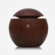 Load image into Gallery viewer, USB Aroma Essential Oil Diffuser Ultrasonic Air Home Humidifier Mini Mist Maker Aroma Diffuser 130ML 7 Color LED Light Office
