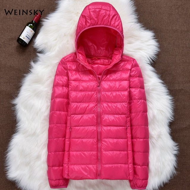 Women Jackets Duck Jacket White, Womens Winter Coats White