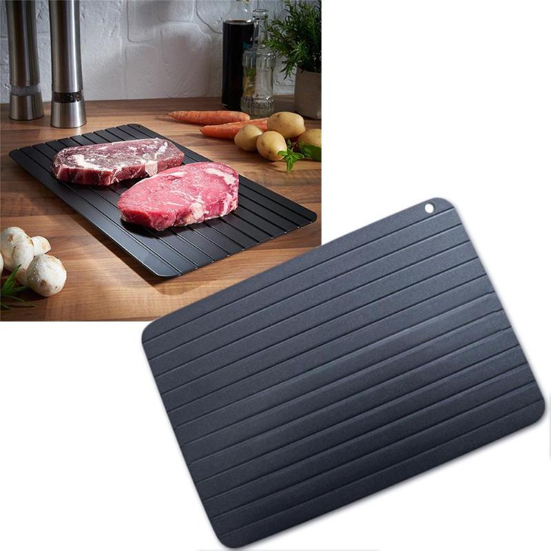 Fast Defrost Tray Fast Thaw Frozen Meat Fish Sea Food Quick Defrosting Plate Board Tray Kitchen Gadget Tool 1pc