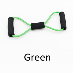 Elastic Band Fitness Equipment Workout Expander Type 8 Word Fitness Yoga Resistance Bands Rubber Bands Fitness Gym Exercise Train