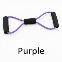 Load image into Gallery viewer, Elastic Band Fitness Equipment Workout Expander Type 8 Word Fitness Yoga Resistance Bands Rubber Bands Fitness Gym Exercise Train
