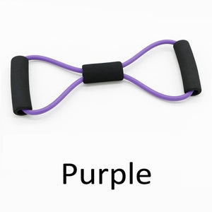 Elastic Band Fitness Equipment Workout Expander Type 8 Word Fitness Yoga Resistance Bands Rubber Bands Fitness Gym Exercise Train