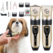 Load image into Gallery viewer, Dog Cat Nail Hair Trimmer Grinder Grooming Tool Electrical Shearing Cutter Machine USB Charge Pet Haircut Paw Shaver Clipper
