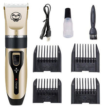 Load image into Gallery viewer, Dog Cat Nail Hair Trimmer Grinder Grooming Tool Electrical Shearing Cutter Machine USB Charge Pet Haircut Paw Shaver Clipper
