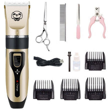 Load image into Gallery viewer, Dog Cat Nail Hair Trimmer Grinder Grooming Tool Electrical Shearing Cutter Machine USB Charge Pet Haircut Paw Shaver Clipper
