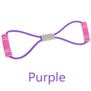 Elastic Band Fitness Equipment Workout Expander Type 8 Word Fitness Yoga Resistance Bands Rubber Bands Fitness Gym Exercise Train