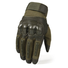 Cargar imagen en el visor de la galería, Touch Screen Hard Knuckle Tactical Gloves PU Leather Army Military Combat Airsoft Outdoor Sport Cycling Paintball Hunting Swat
