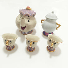 Load image into Gallery viewer, Ceramic New Cartoon Beauty And The Beast Teapot Mug Mrs Potts Chip Tea Pot Cup One Set Lovely Christmas Gift Fast Post
