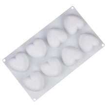 Load image into Gallery viewer, SILICONLOVE 3D Diamond Love Heart Shape Silicone Molds for Baking Sponge Chiffon Mousse Dessert Cake Molds Food Grade
