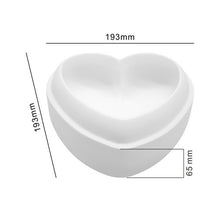 Load image into Gallery viewer, SILICONLOVE 3D Diamond Love Heart Shape Silicone Molds for Baking Sponge Chiffon Mousse Dessert Cake Molds Food Grade

