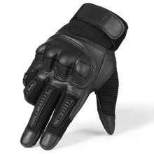 Cargar imagen en el visor de la galería, Touch Screen Hard Knuckle Tactical Gloves PU Leather Army Military Combat Airsoft Outdoor Sport Cycling Paintball Hunting Swat
