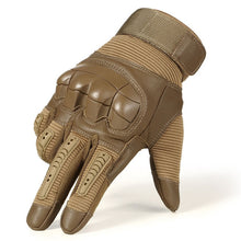 Cargar imagen en el visor de la galería, Touch Screen Hard Knuckle Tactical Gloves PU Leather Army Military Combat Airsoft Outdoor Sport Cycling Paintball Hunting Swat
