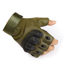 Cargar imagen en el visor de la galería, Touch Screen Hard Knuckle Tactical Gloves PU Leather Army Military Combat Airsoft Outdoor Sport Cycling Paintball Hunting Swat

