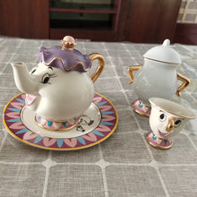 Load image into Gallery viewer, Ceramic New Cartoon Beauty And The Beast Teapot Mug Mrs Potts Chip Tea Pot Cup One Set Lovely Christmas Gift Fast Post

