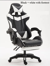 Load image into Gallery viewer, Home reclining Furniture comfortable sedentary designer Black oficina Armchair office PC high gaming computer chair sillas gamer
