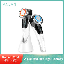 Load image into Gallery viewer, EMS Facial Massager LED light therapy Sonic Vibration Wrinkle Removal Skin Tightening Hot Cool Treatment Skin Care Beauty Device
