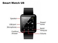 Load image into Gallery viewer, SmartWatch  cuadrado Compatible With all 1.5&quot; Capacitive Touch Screen Bluetooth,FB,GOOGLE
