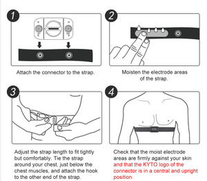 Heart Rate Monitor Chest Strap Bluetooth 4.0 Belt Fitness Smart Sensor Waterproof Equipment for Gym Outdoor Sports
