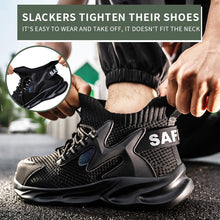 Load image into Gallery viewer, Shoes Summer Breathable Steel Toe Cap, Anti-smash, Anti-stab, Lightweight And Comfortable Protective Shoes
