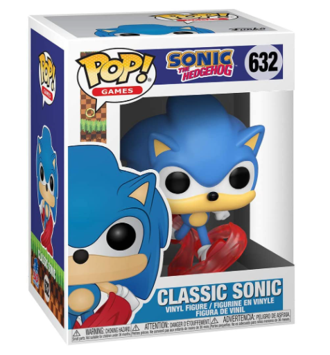 Funko Pop Classic Sonic The Hedgehog Vinyl Figure 632